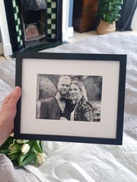 Image 5 of Embroidered wedding confetti portrait 
