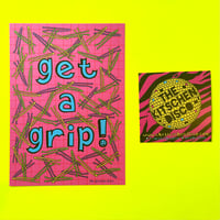 ‘Get a Grip’ Pearlescent Postcard