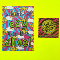 ‘What a Day to be Alive’ Pearlescent Postcard