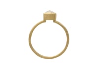 Image 3 of Handmade rose cut diamond ring. Cushion cut. Engagement. 18k. Monet