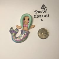 Glitter pastel mermaid 