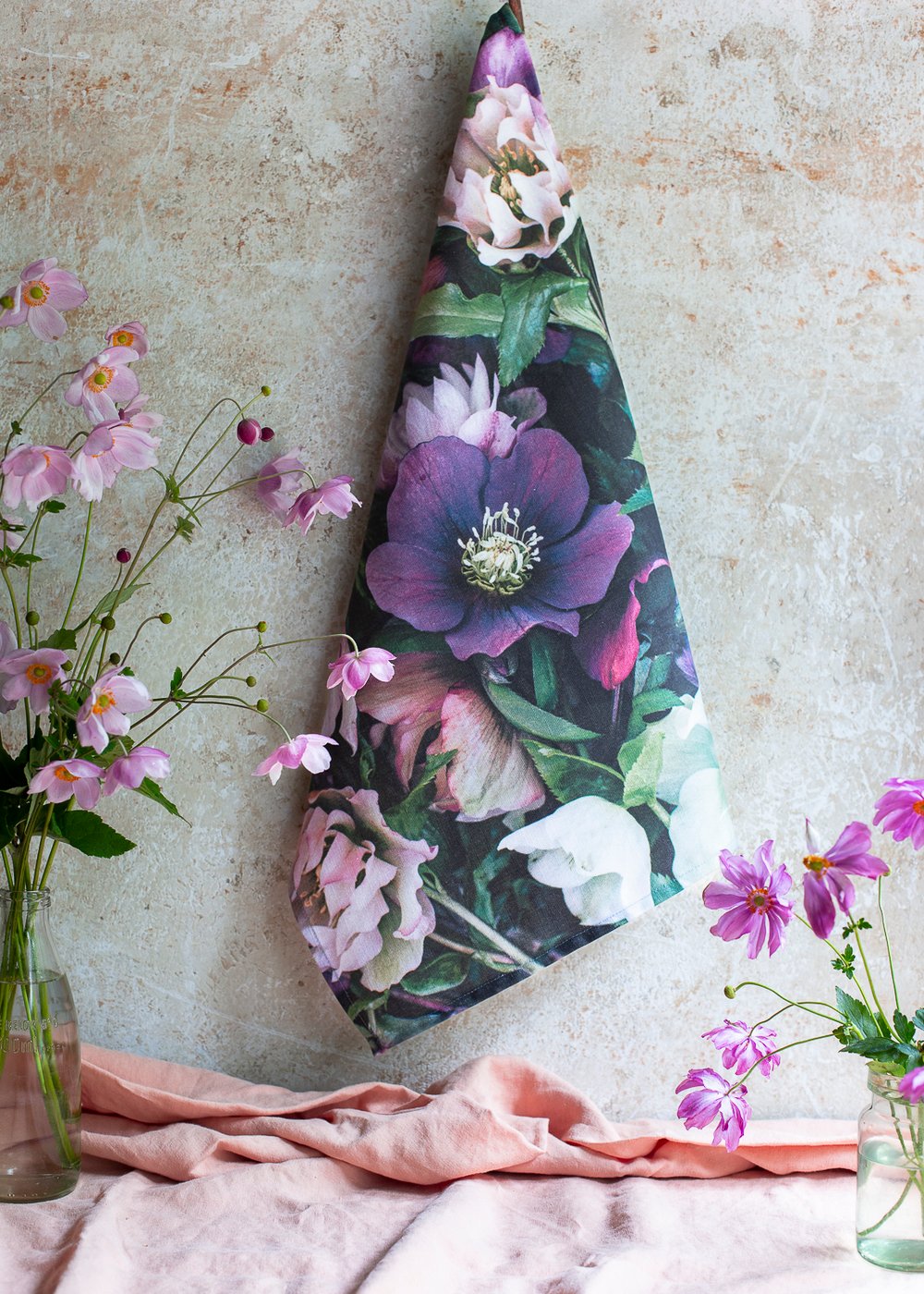 Image of Winter Rose &mdash; Tea Towel