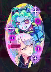 Rebecca and Lucy Cyberpunk Edgerunners Print