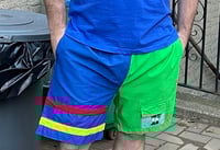 Image 1 of Cycle Nylon Bear Velcro Pocket Shorts