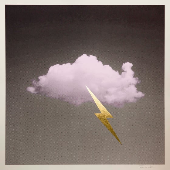 Image of A bigger ‘Little Fucking Cloud' Pink & Gold