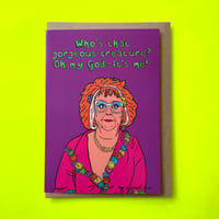 Image 1 of Linda La Hughes ‘Gimme Gimme Gimme’ Greetings Card