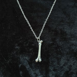 Image of Bone daddy pendant necklace 