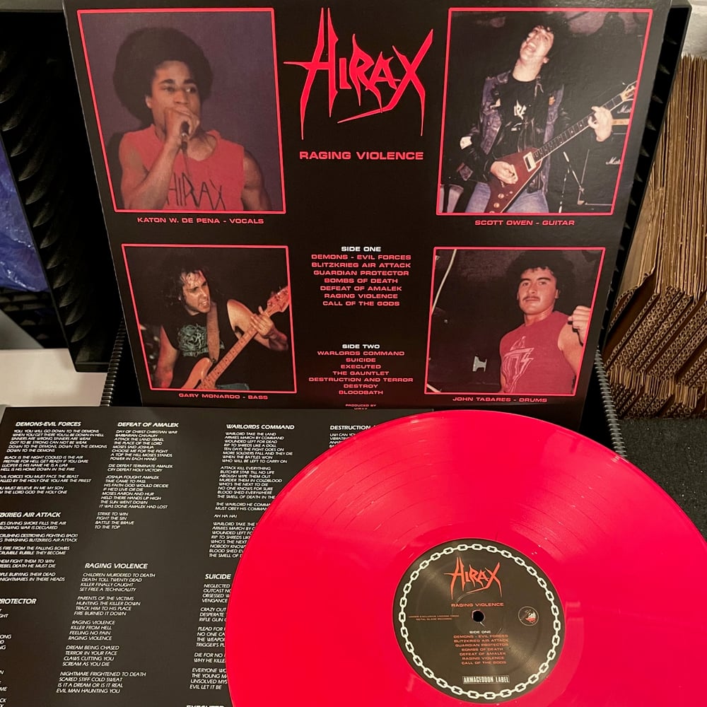 HIRAX "Raging Violence" LP