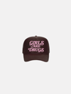 GIRLS ARE DRUGS® TRUCKERS - BROWN / PINK