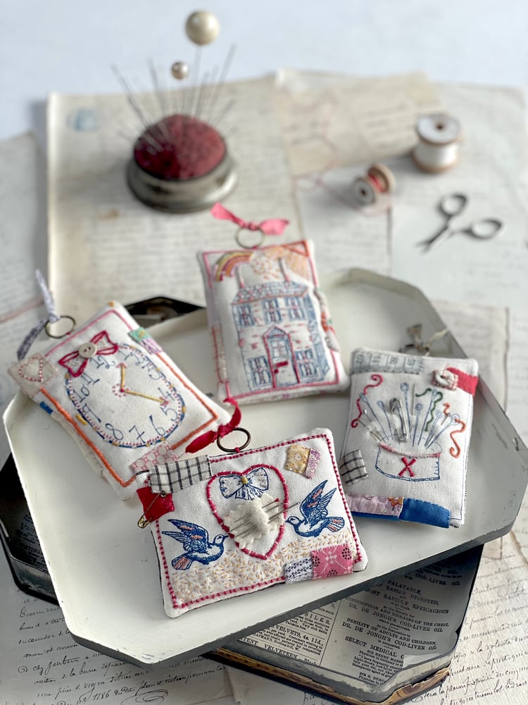 Image of Eight Assorted Embroidery Templates