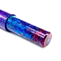 Image 1 of 'Element 115' Bespoke Pen Blanks. High pressure cast with iridescent and color-shift pigments.