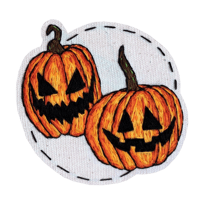 Pumpkin Patch - Embroidery Hoop Sticker