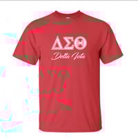 Image 2 of Red Rep Your Chapter(s) Tee