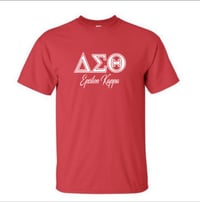 Image 3 of Red Rep Your Chapter(s) Tee