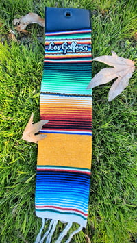 Image 3 of La Chingona - Sarape Golf Towel - Oro (Gold) 