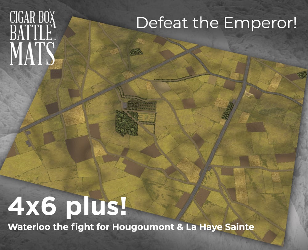 Image of Waterloo the fight for Hougoumont & La Haye Sainte #2011 — 6’x4’+