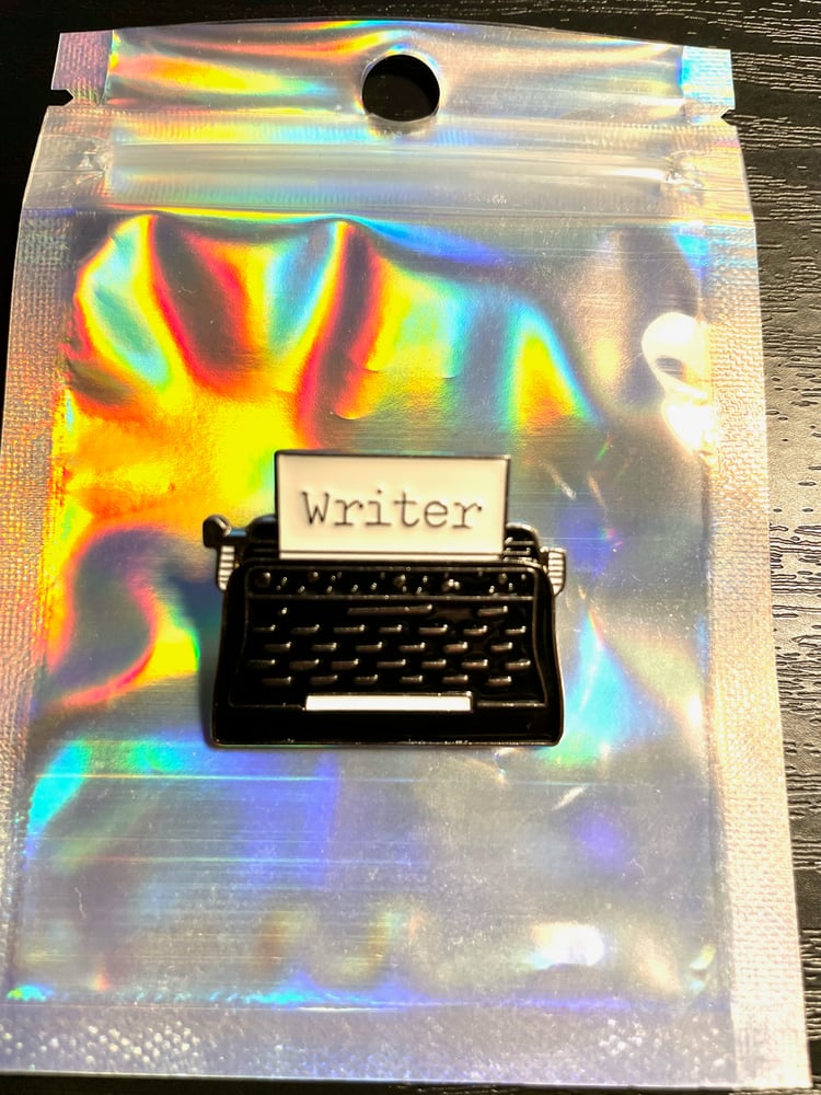 Image of WRITER enamel pin - brand new