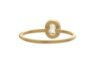 Image 3 of Oval diamond engagement ring. 18k. Gustav