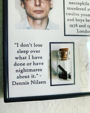 Image of Dennis Nilsen "	The Muswell Hill Murderer" Backyard Soil Sample Frame