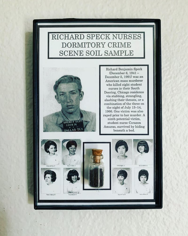 Image of Richard Speck Nurses Dormitory Crime Scene Soil Sample Frame