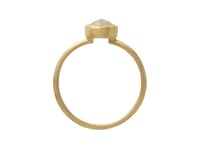 Image 3 of  Rustic engagement ring. Gray diamond. 18k. Pablo
