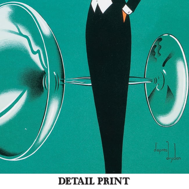 Champagne Veuve A. Devaux | Ernst Dryden | 1935 | Vintage Ads | Vintage Poster