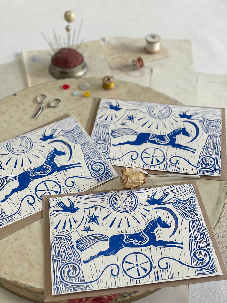 Image of Le Cirque Large Greeting cards