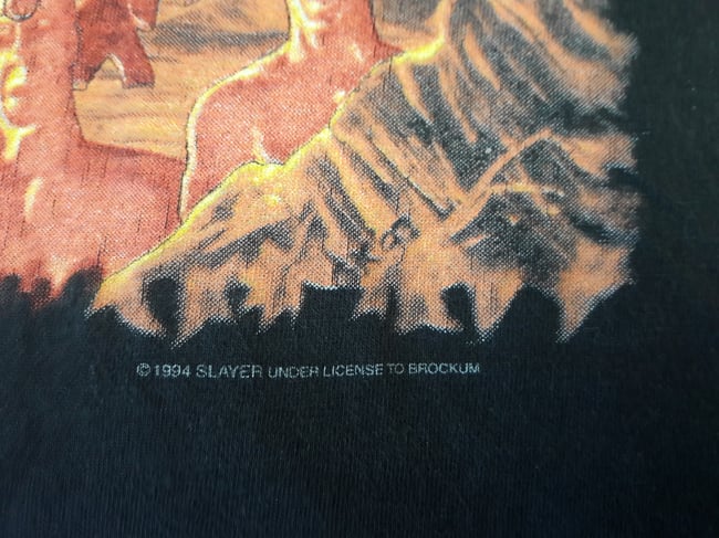 1994 Slayer Tour T-Shirt