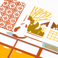 Image 2 of Judith Kerr's Kitchen Screenprint