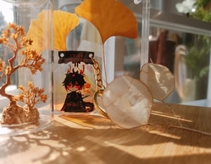 Image of genshin | "zhongli in a jar" (charm/sticker)