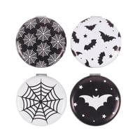 Image 1 of Bat and spider web compact mirrors