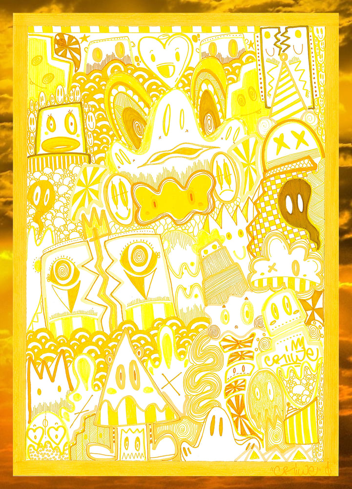 Image of Jaune • Gaieté, jeunesse, prudence, tromperie 🟡.                  