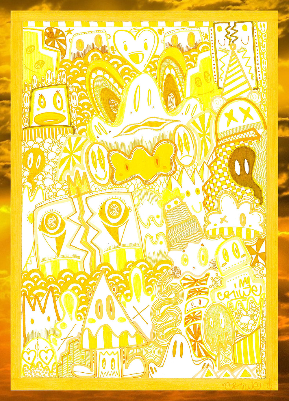 Image of Jaune • Gaieté, jeunesse, prudence, tromperie 🟡.                  