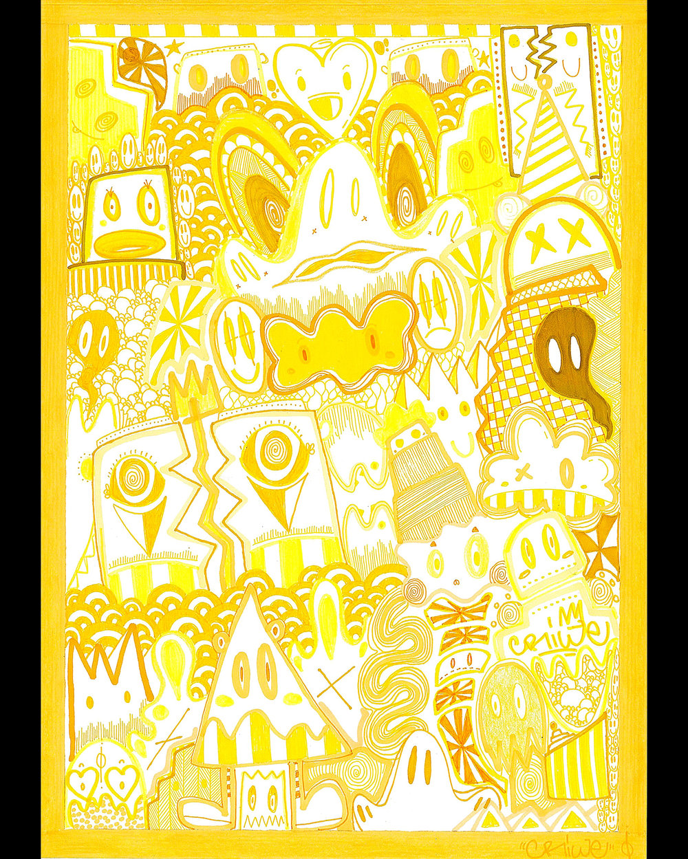Image of Jaune • Gaieté, jeunesse, prudence, tromperie 🟡.                  