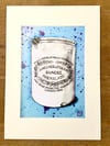 Keillers Dundee Marmalade Watercolour A5 Mounted Giclee Print