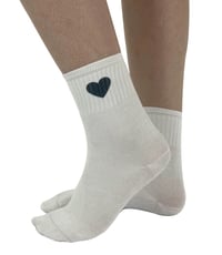 Image 1 of Heart/broken heart socks