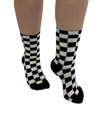 Checkerboard socks