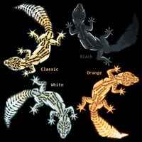 Image 1 of Leopard Gecko - Poseable Magnets