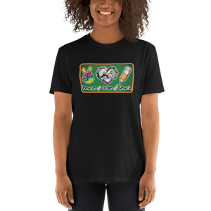 Image of Peace Love Teach - 100% Heavy Cotton Tee