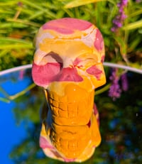 Mookaite Skull