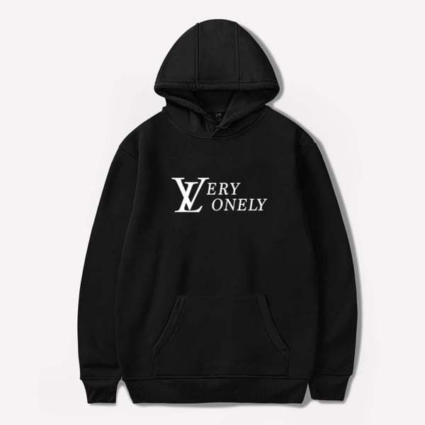 Image of Very Lonely Hoodie - white/black