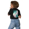 Unisex organic cotton t-shirt - FOX W/ GOOD VIBES (BACK)