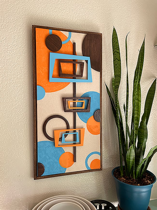 Mid-Century Modern Wall Sculpture #2