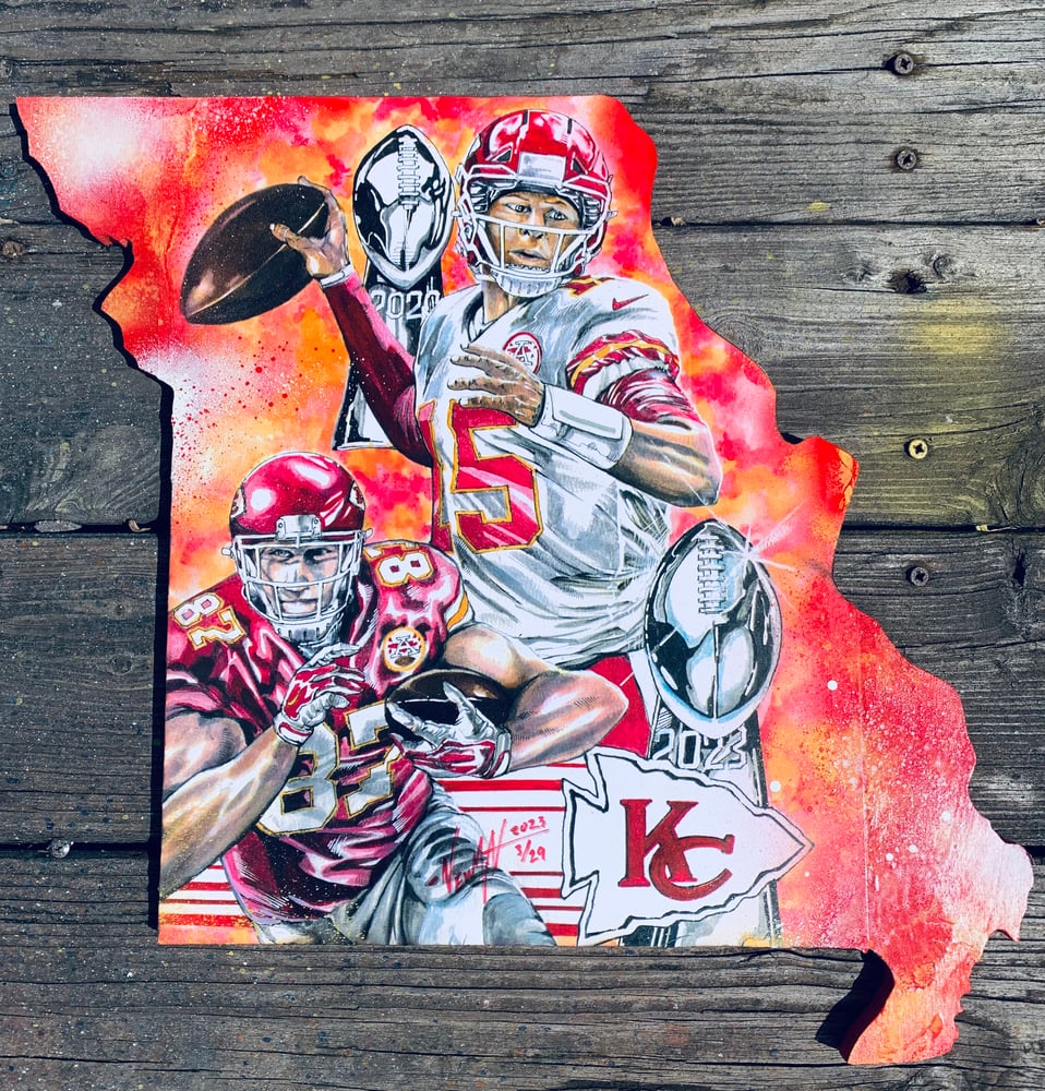 Gallery offering Chiefs Super Bowl paintings