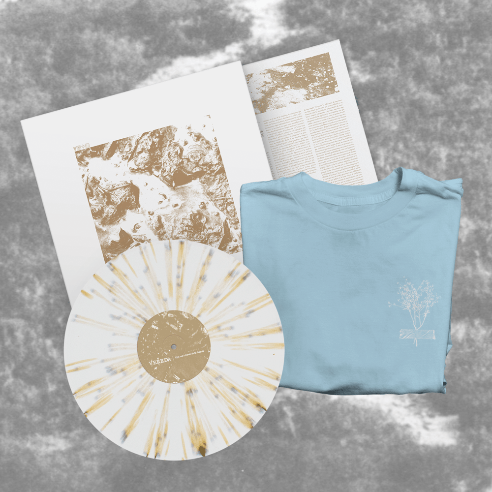 Image of PACK VINILO CAMISETA FUEGO Y FLORES