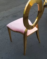 Image 3 of LUXURY CHAIR  ADULT PINK/GOLD