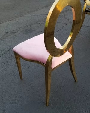 Image of LUXURY CHAIR  ADULT PINK/GOLD