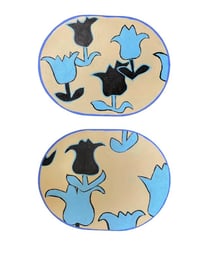 Image 1 of Tulipmania 2 painted placemats