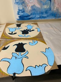 Image 3 of Tulipmania 2 painted placemats