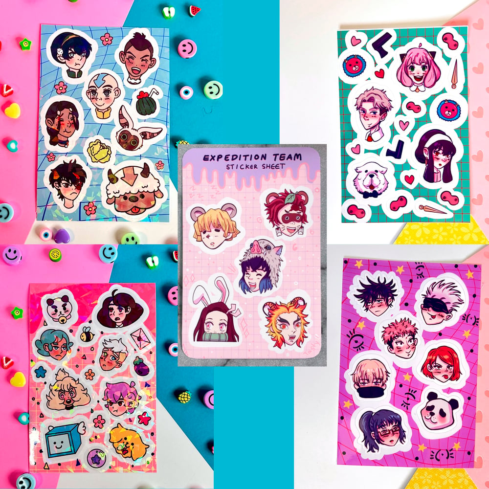 Image of All Sticker Sheets